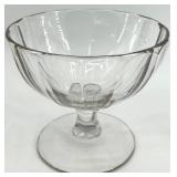 Assorted Vintage Glassware including Indian King's Crown Thumbprint Covered Candy Jar