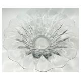 Vintage Assortment of Glass including Heisey Bowl - Scalloped Edge - Radial Pattern - QTY 4