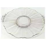 Vintage Assortment of Glass including Heisey Bowl - Scalloped Edge - Radial Pattern - QTY 4