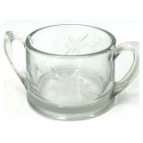 Assorted Vintage Glassware including Sugar Bowls, Creamers and Oil Lamp Base