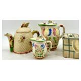 Assorted Vintage Ceramics including Marutomaware Beehive Teapot - Made in Japan