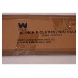 WEN 10236F2 Quick-Adjust 36-Inch Steel Bar Clamps with 2.5-Inch Throat and Micro-Adjustment Handle, Two Pack WEN 10236F2 Quick-Adjust 36-Inch Steel Bar Clamps with 2.5-Inch Throat and Micro-Adjustment Handle, Two Pack