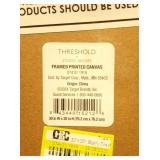 30"x30" Blurry Treetops Framed Wall Art Canvas Board - Threshold