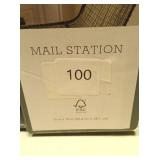 15" x 10" Wood Welcome Mail Station - Threshold