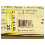 14"x 14" Wood Letter Board Brown - Threshold