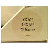 14" x 18" Matted to 8" x 10" Thin Gallery Frame Black - Threshold