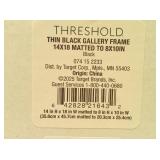 14" x 18" Matted to 8" x 10" Thin Gallery Frame Black - Threshold