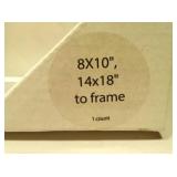 14" x 18" Matted to 8" x 10" Thin Gallery Frame White - Threshold