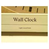 16" Wall Clock Wood - Threshold
