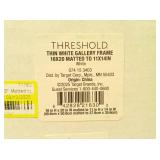 16" x 20" Matted to 11"x 14" Thin Gallery Frame White - Threshold