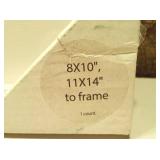 11" x 14" Matted to 8" x 10" Single Picture Gallery Frame White - Threshold