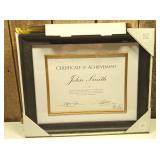 Certificate of Achievement Framed Picture