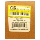 18" x 24" Naive Floral Sketch Framed Wall Arts Blue - Threshold