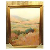 24"x30" Colorful Landscape Canvas Board Framed Art - Threshold