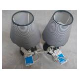 2 Room Essentials Table Lamps 12' H...