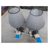2 Room Essentials Table Lamps 12' H...