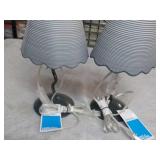 2 Room Essentials Table Lamps 12' H...
