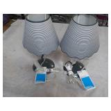 2 Room Essentials Table Lamps 12' H...