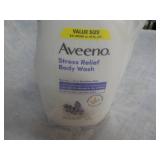 2 Aveeno 33 oz Bottles Stress Relie...