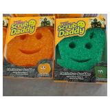 6 Scrub Daddy and Mommy Scrubbers...