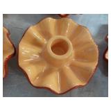 6 Candle Ceramic Holders...