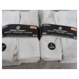 12 pair White Wear Proof Athletic S...