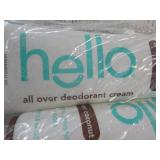 12 Tubes Hello Deodorant Cream...