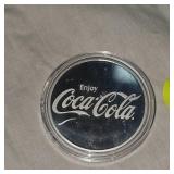 1 oz .999 Coca Cola Com Penny Silver Round 1 oz .999 Coca Cola Com Penny Silver Round