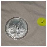 2921 1 ONZA .999 Silver Round Coin 2921 1 ONZA .999 Silver Round Coin
