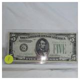 1934A $5 Federal Reserve Note AU Plus 1934A $5 Federal Reserve Note AU Plus