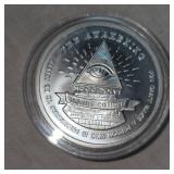 2oz 'The Awakening Eye' Silver Round with Ser#, 'War Horse' 2oz 'The Awakening Eye' Silver Round with Ser#, 'War Horse'