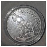 2oz 'The Awakening Eye' Silver Round with Ser#, 'War Horse' 2oz 'The Awakening Eye' Silver Round with Ser#, 'War Horse'