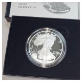 2021 1oz Silver Eagle 'Proof' Coin in Mint Box 2021 1oz Silver Eagle 'Proof' Coin in Mint Box