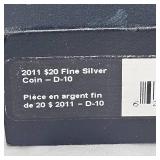 2000 RCM $20 D-10 Silver Round Coin 2000 RCM $20 D-10 Silver Round Coin