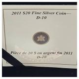 2000 RCM $20 D-10 Silver Round Coin 2000 RCM $20 D-10 Silver Round Coin