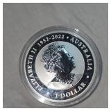2023 1oz .9999 Silver Wedge Tail Eagle Sivler Coin, Encaps 2023 1oz .9999 Silver Wedge Tail Eagle Sivler Coin, Encaps