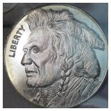1oz Silver Big Chief/Buffalo Round 1oz Silver Big Chief/Buffalo Round