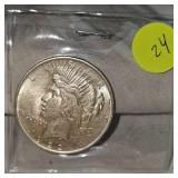 1922 Peace $1 VG 1922 Peace $1 VG