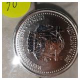 2022 1oz Silver Back Gorilla Coin 2022 1oz Silver Back Gorilla Coin