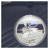 2001 $20 Canadian Silver Locamotive 2001 $20 Canadian Silver Locamotive