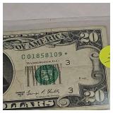 1969 C $20 Federal Reserve Note 1969 C $20 Federal Reserve Note