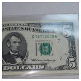 1969 $5 Federal Reserve Note UNC 1969 $5 Federal Reserve Note UNC