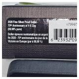 2020 $1 Silver 75th Anniversary of V E Day 2020 $1 Silver 75th Anniversary of V E Day