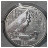 2oz Silver Eygyptian Round, UNC 2oz Silver Eygyptian Round, UNC