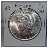 1922 Peace $1 BU, Very Crisp 1922 Peace $1 BU, Very Crisp