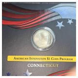 2020 $1 Reverse Proof Innovation Coin , Conneticut 2020 $1 Reverse Proof Innovation Coin , Conneticut