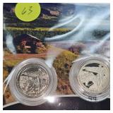 2016 A.T.B. P.D.S. Roosevelt 25c, Set of 3 2016 A.T.B. P.D.S. Roosevelt 25c, Set of 3