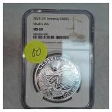 2021 LEV Armenia NGC MS69 Silver Noah's Ark 2021 LEV Armenia NGC MS69 Silver Noah's Ark