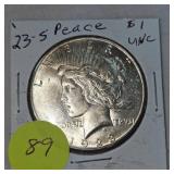 1923 S Peace $1 UNC 1923 S Peace $1 UNC