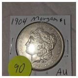 1904 Morgan $1 AU 1904 Morgan $1 AU